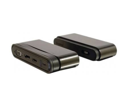Порт-реплікатор C2G Docking Station USB-C на HDMI, DP, VGA, USB, Power Delivery (CG82392)