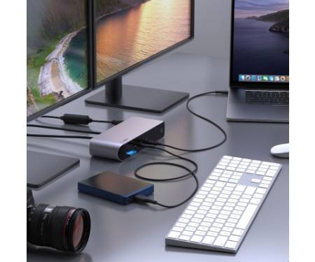 Порт-реплікатор Belkin USB-C Pro Thunderbolt 4 Dock Triple Display Dock 8K (INC006VFSGY)