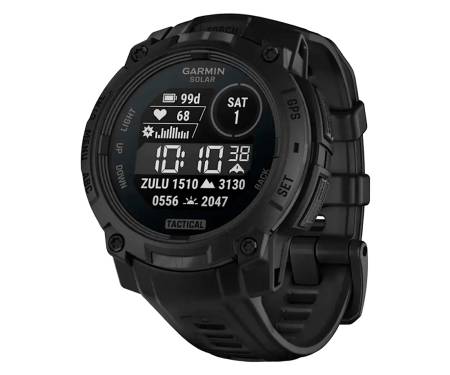 Смарт-часы Garmin Instinct 3 50mm Solar Tactical Edition Black with Black Band (010-02935-50)