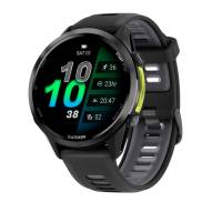 Смарт-годинник Garmin Forerunner 970 Carbon Gray DLC Titanium w. Black Case and Black/Translucent W. Band (010-02969-00/10)