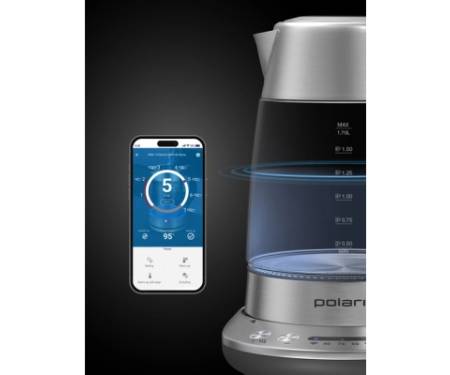Електрочайник Polaris PWK 17115CGLD WIFI IQ Home Матовий