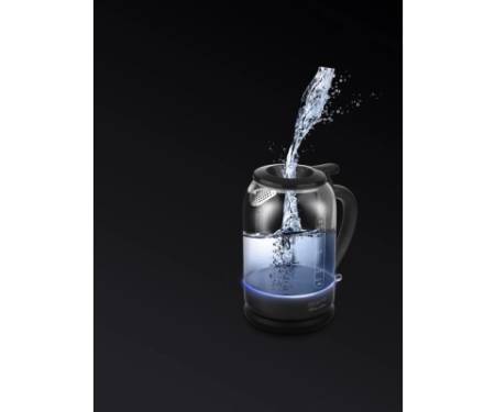 Електрочайник Polaris PWK 17103CGL Water Way Pro Чорний