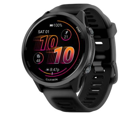 Смарт-годинник Garmin Forerunner 570 42mm Slate Gray Aluminum w. Translucent Black/Black Band (010-02970-00)