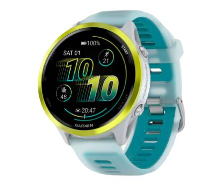 Смарт-часы Garmin Forerunner 570 42mm Cloud Blue Aluminum w. Translucent Whitestone/Cloud Blue Band (010-02970-01)