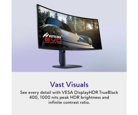 Монітор Dell AW3425DW (210-BRTW)