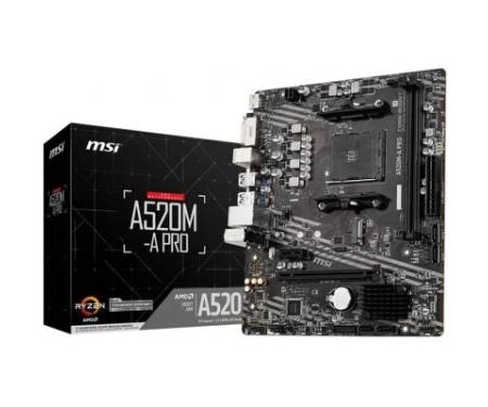 Материнська плата MSI A520M-A PRO