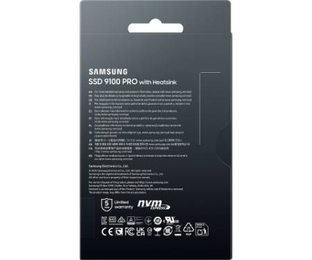 Накопичувач SSD M.2 2280 1TB 9100 PRO Heatsink Samsung (MZ-VAP1T0CW)