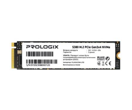 Накопичувач SSD M.2 2280 256GB Prologix (PRO256GS380)