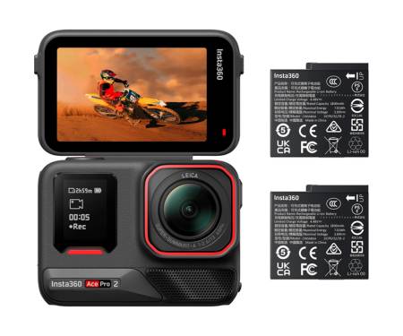 Экшн-камера Insta360 Ace Pro 2 Standard Bundle (Dual Battery) (CINSBBGA_ACEPRO208)