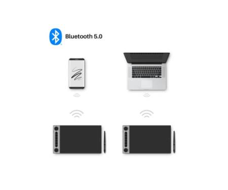 Графічний планшет Huion Inspiroy Dial 2 (Q630M) + перчатка (Q630M)