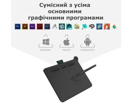 Графічний планшет Parblo Ninos S Black (NINOSS)