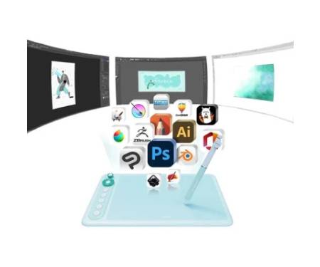 Графічний планшет Parblo Intangbo X7 Green (INTANGBOX7G)