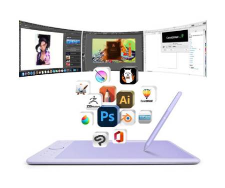 Графічний планшет Parblo Intangbo S Violet (INTANGBOSP)