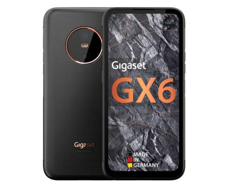 Смартфон Gigaset GX6 IM 8/128 GB Dual Sim Titanium Black (S30853-H1529-R112)
