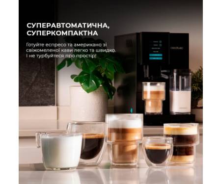 Кавомашина Cecotec Cremmaet Compactccino Black/Silver (A01 EU01 105455)