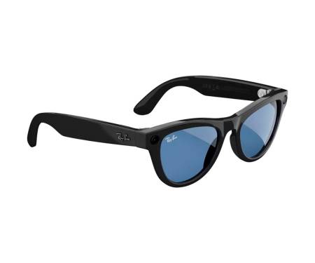 Смарт-очки Ray-Ban Meta Skyler Shiny Black/Cerulean Blue Transitions (RW4010 601/MF 52-20)