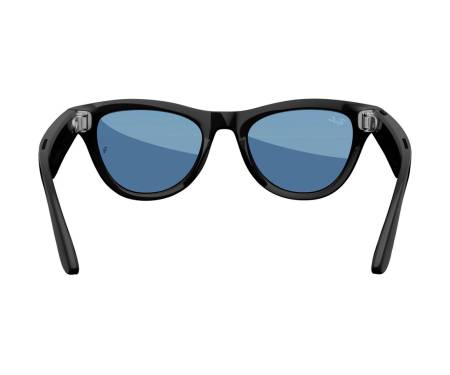 Смарт-очки Ray-Ban Meta Skyler Shiny Black/Cerulean Blue Transitions (RW4010 601/MF 52-20)