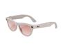 Смарт-очки Ray-Ban Meta Skyler Shiny Chalky Gray/Gradient Cinnamon Pink (RW4010 670013 52-20)
