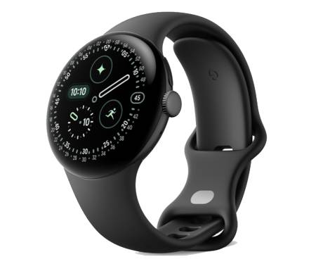 Смарт-часы Google Pixel Watch 4 41mm Wi-Fi Matte Black Aluminum case / Obsidian Active Band