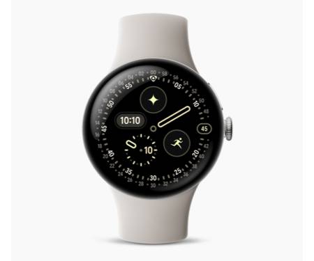 Смарт-часы Google Pixel Watch 4 41mm Wi-Fi Polished Silver Aluminum case / Porcelain Active Band