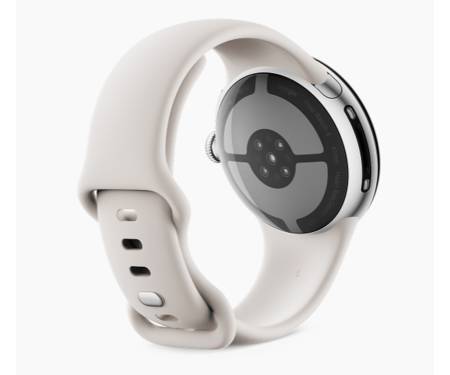 Смарт-часы Google Pixel Watch 4 41mm Wi-Fi Polished Silver Aluminum case / Porcelain Active Band