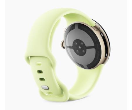 Смарт-годинник Google Pixel Watch 4 41mm Wi-Fi Champagne Gold Aluminum case / Lemongrass Active Band
