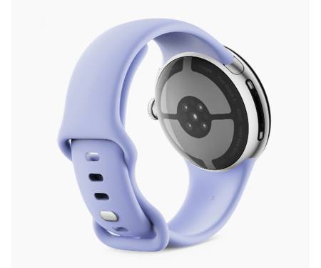 Смарт-часы Google Pixel Watch 4 41mm Wi-Fi Polished Silver Aluminum case / Iris Active Band
