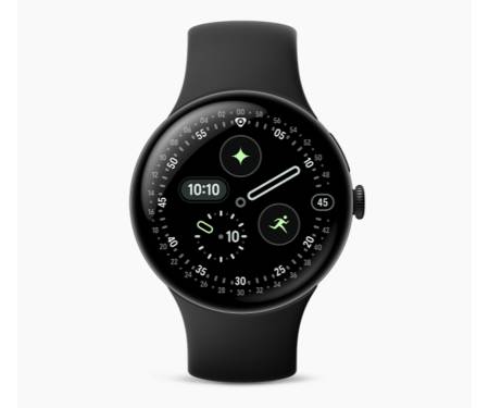 Смарт-часы Google Pixel Watch 4 45mm LTE Matte Black Aluminum case / Obsidian Active Band