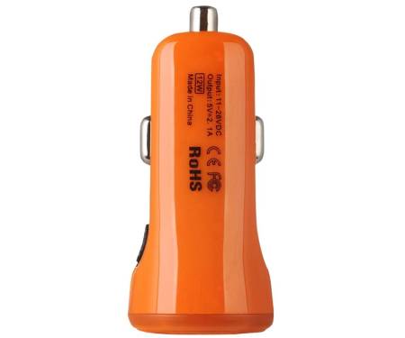 Автомобильное ЗУ Baseus 2.1A Dual USB Sport (Orange) (CCALL-CR07)