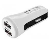 Baseus 2.1A Dual USB Sport (White) (CCALL-CR02)