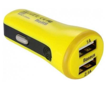 Baseus 2.1A Dual USB Sport (Yellow) (CCALL-CR0Y)