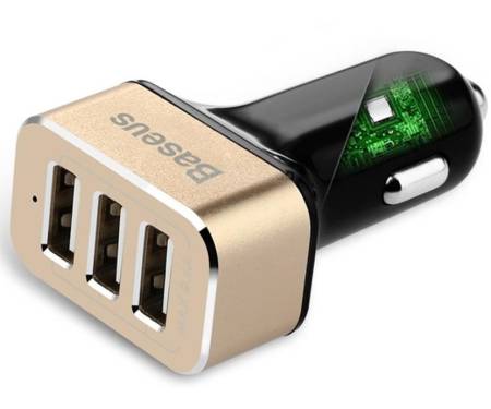 Baseus 5.2A 3-USB (Black) (CCALL-HG31V)