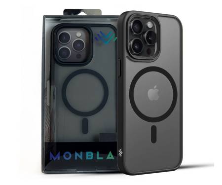 Чехол для iPhone 16 Pro Max Monblan (MMMt16PM) Magnetic Matte Series Black