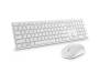 Комплект (клавиатура, мышь) Dell KM5221W White (580-AKEZ)