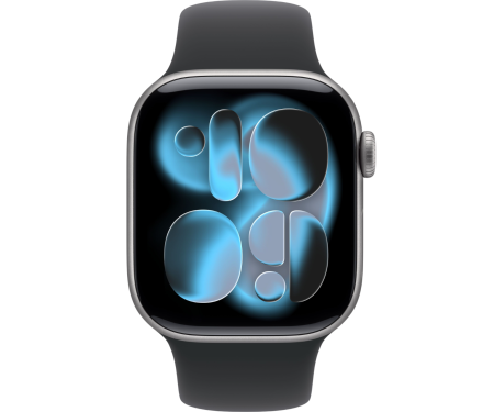 Apple Watch Series 11 GPS 42mm Space Grey Alu. Case w. Black S. Band - S/M (MEQW4) 2