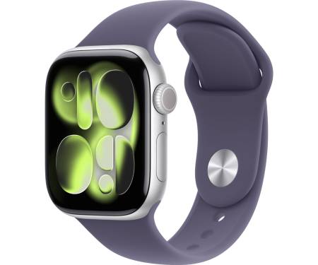 Apple Watch Series 11 GPS 42mm Silver Alu. Case w. Purple Fog S. Band - S/M (MEU64) 1