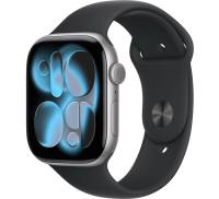 Apple Watch Series 11 GPS 46mm Space Grey Alu. Case w. Black S. Band - S/M (MEV04)