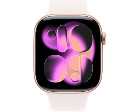 Apple Watch Series 11 GPS 46mm Rose Gold Alu. Case w. Light Blush S. Band - S/M (MEV64) 2