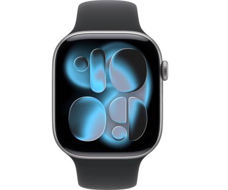Apple Watch Series 11 GPS 46mm Space Grey Alu. Case w. Black S. Band - M/L (MEV44) 2