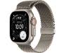 Apple Watch Ultra 3 GPS + Cellular 49mm Natural Tit. Case w. Natural Tit. Milanese Loop - Small (MEWW4) 1