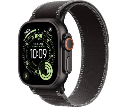 Apple Watch Ultra 3 GPS + Cellular 49mm Black Tit. Case w. Black/Charcoal Trail Loop - M/L (MF1H4) 1