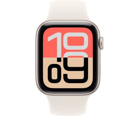 Apple Watch SE 3 GPS + Cellular 44mm Starlight Alu. Case w. Starlight S. Band - S/M (MEPE4) 2
