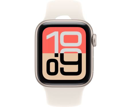 Apple Watch SE 3 GPS 40mm Starlight Alu. Case w. Starlight S. Band - S/M (MEH34) 2