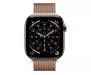 Apple Watch Series 11 GPS + Cellular 42mm Gold Tit. Case w. Gold Milanese Loop (MF8Y4) 2