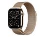 Apple Watch Series 11 GPS + Cellular 46mm Gold Tit. Case w. Gold Milanese Loop - M/L (MFD84) 1
