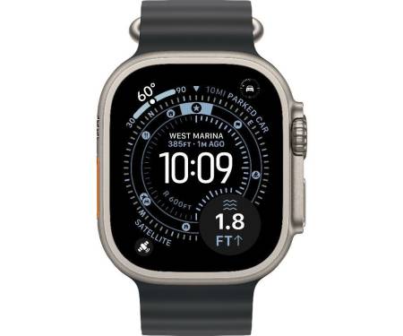 Apple Watch Ultra 2 GPS + Cellular 49mm Natural Titan. Case w. Black Ocean Band (MYT03+MXTL3) 2