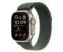 Apple Watch Ultra 2 GPS + Cellular 49mm Natural Titanium Case with Green Trail Loop - M/L (MYT73+MXTP3) 1