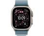 Apple Watch Ultra 3 GPS + Cellular 49mm Natural Tit. Case w. Light Blue Alpine Loop - Medium (MEWM4) 2