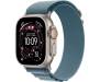 Apple Watch Ultra 3 GPS + Cellular 49mm Natural Tit. Case w. Light Blue Alpine Loop - Medium (MEWM4) 1