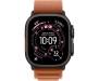 Apple Watch Ultra 3 GPS + Cellular 49mm Black Tit. Case w. Terra Cotta Alpine Loop - Large (MF254+MG9F4) 2